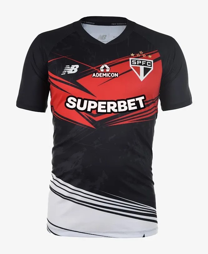 L サンパウロ2025/26 São Paulo player São Paulo FC 2025/26 New Balance Away Kit - FOOTBALL FASHION