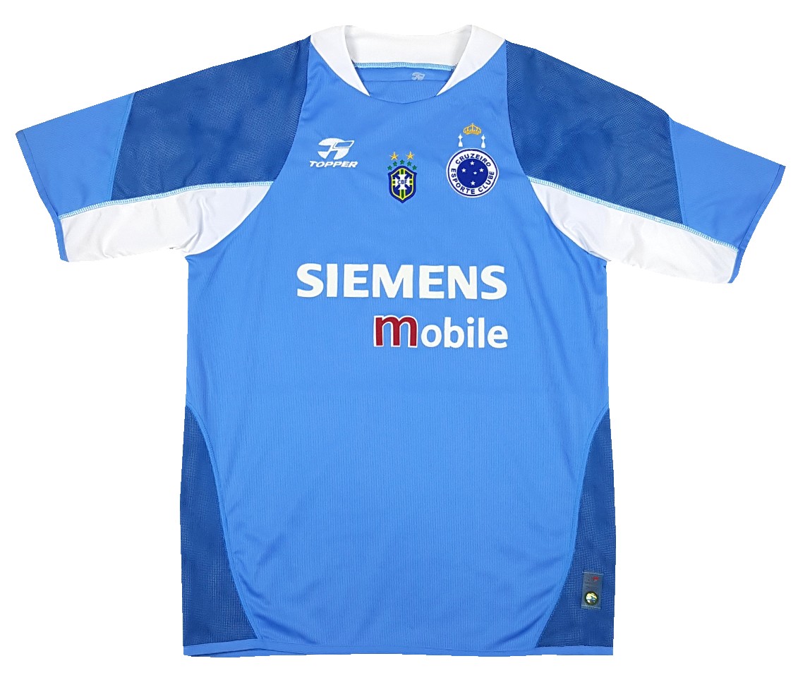 2004年Cruzeiro Esporte Clube ユニ.UKサイズ: L Cruzeiro EC 2004 Home Kit