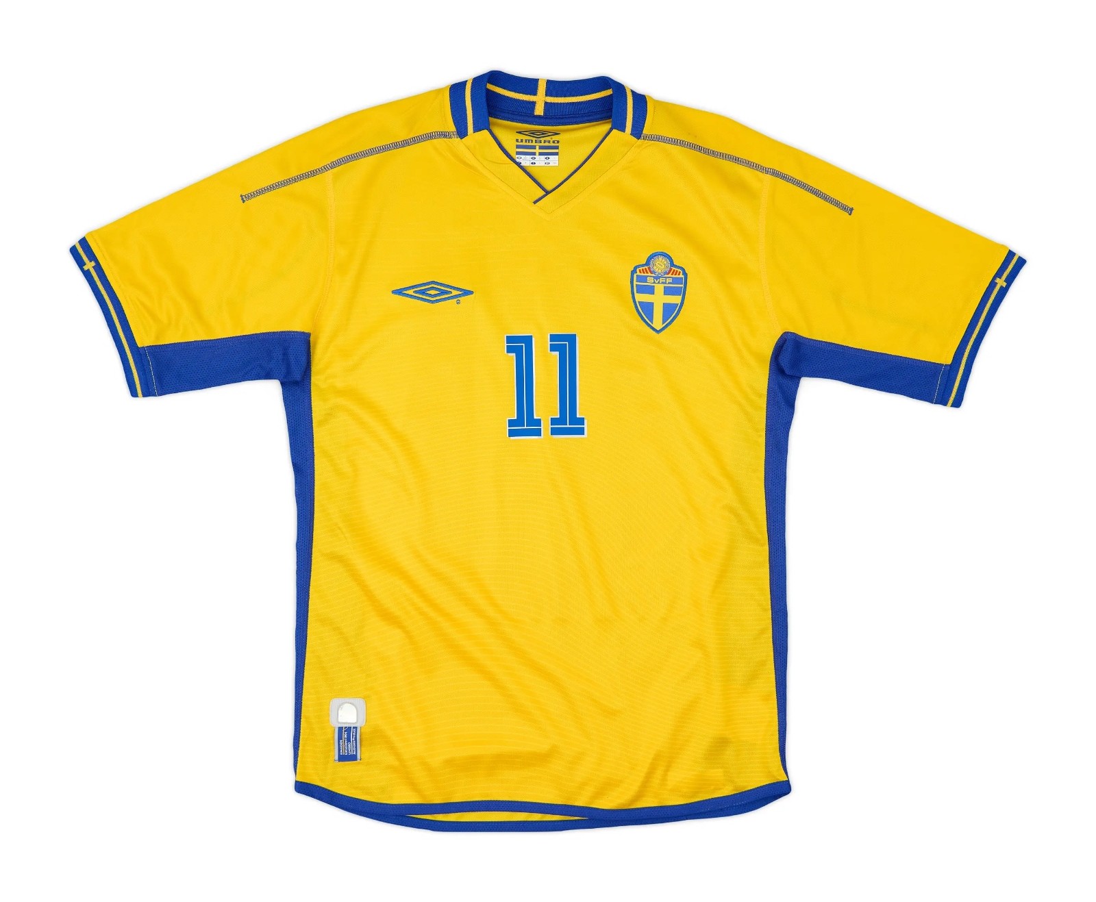 ウェア 00s umbro Sweden national team uniform SWEDEN NATIONAL TEAM 2005 2006 2007 HOME FOOTBALL SHIRT
