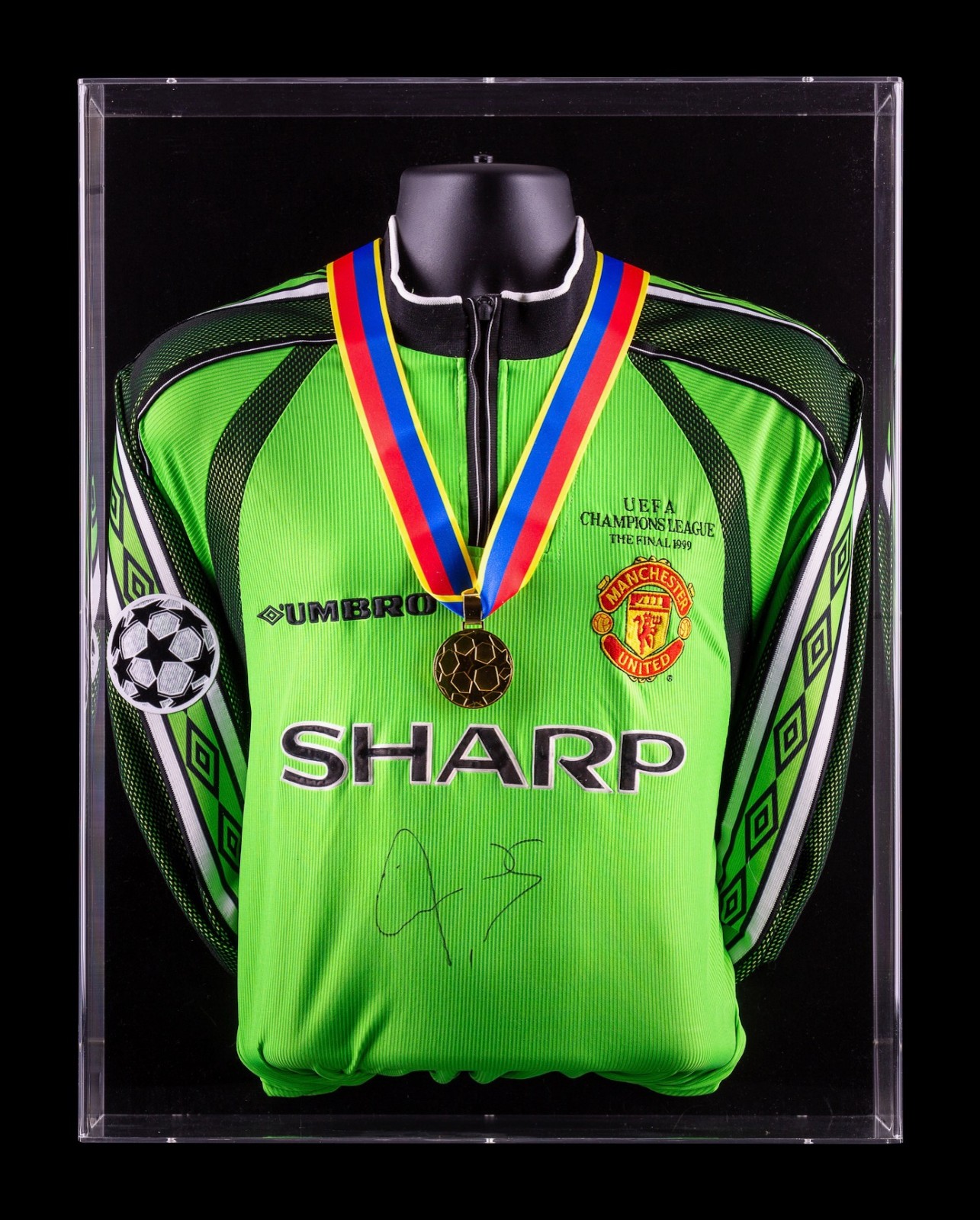 Umbro 98-99 Manchester United GK ユニフォーム Vintage 1998 99 Manchester United Goalkeeper Soccer Jersey