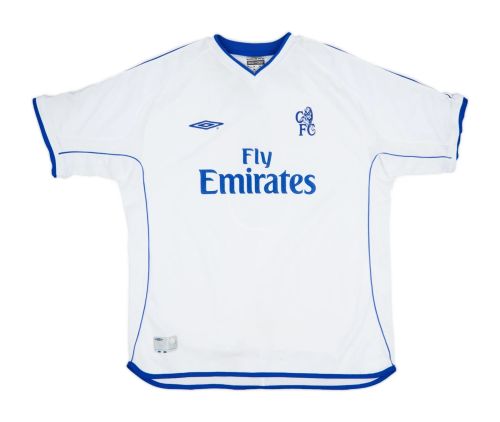 ウェア Chelsea 2001-2 Away Jersey LL Chelsea FC 2001-02 Away Kit