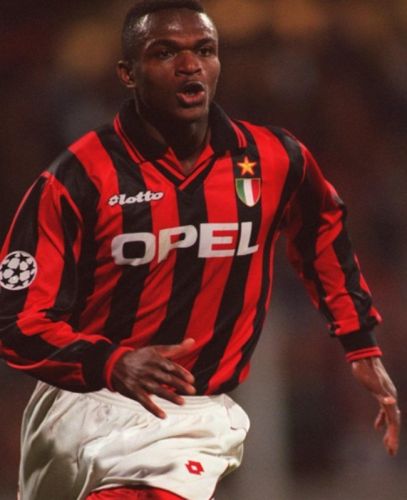 AC Milan 96年モデル 赤黒シャツ 2X Large AC Milan 1996-97 Kits