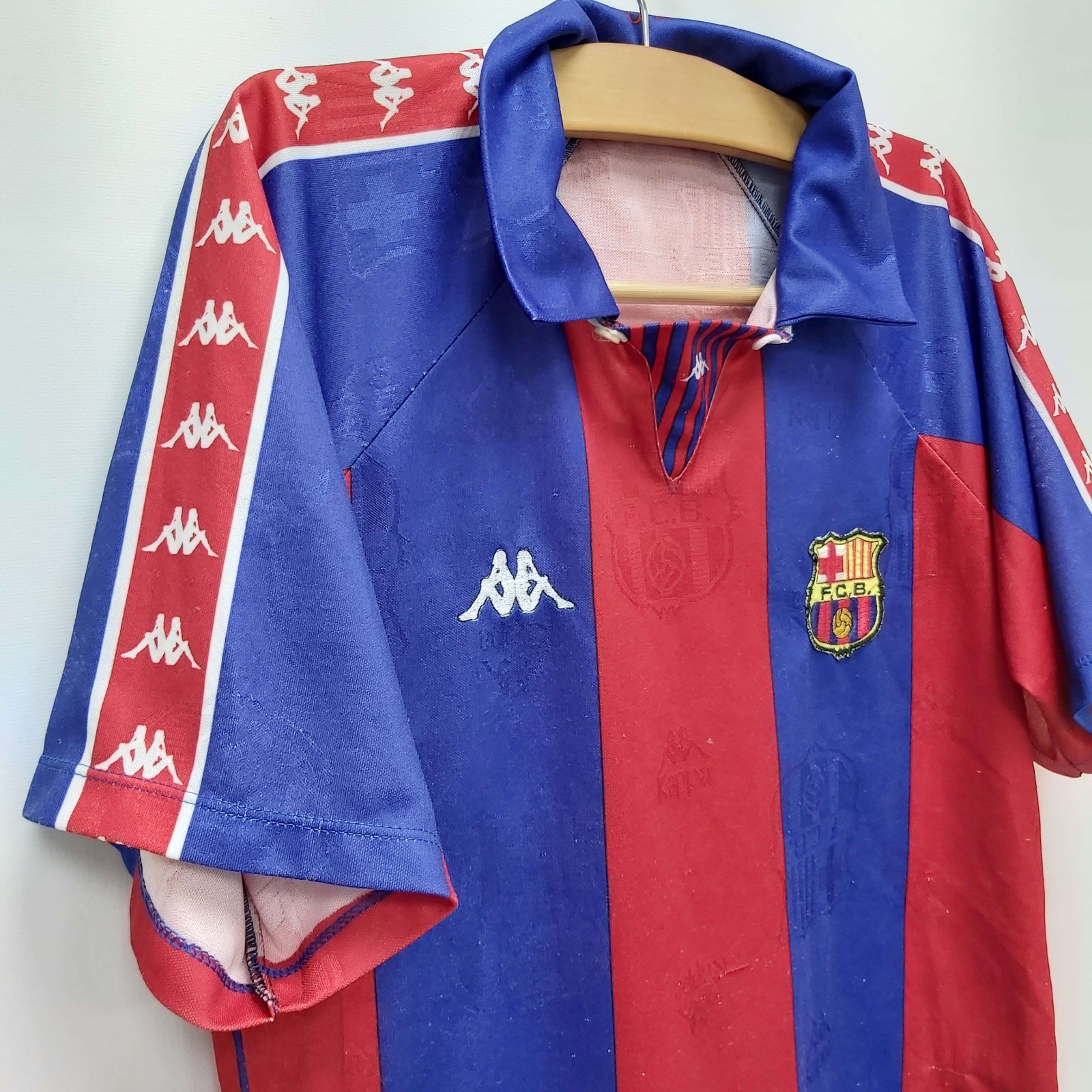 Kappa FCBarcelona 93-94 ホーム game shirt Kappa FCBarcelona 93-94 ホーム game shirt 1993-94 Barcelona