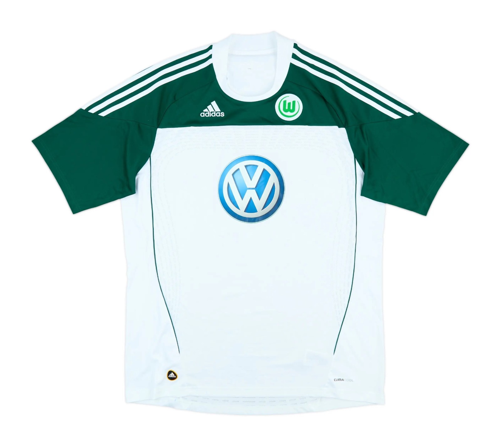 09-10 vintage CL WOLFSBURG HASEBE 13番 2009-10 Wolfsburg Home Shirt Dzeko #9 - 6/10 - (XL)