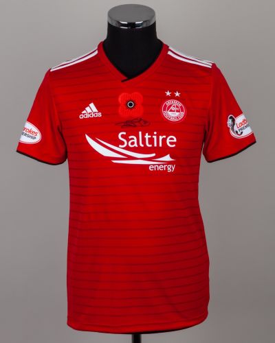 Bicchiere Aberdeen FC - Vetro Spesso 290ml, Con Logo Smaltato, Perfetto Per I Tifosi