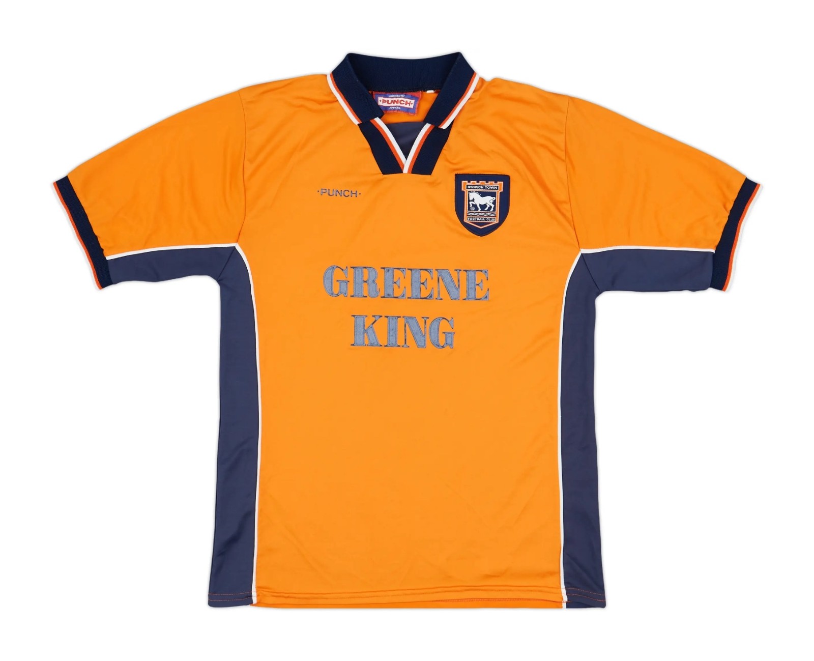 IPSWICH TOWN GRENE KING ポロシャツ オレンジ Ipswich Town 1998-99 Away Kit