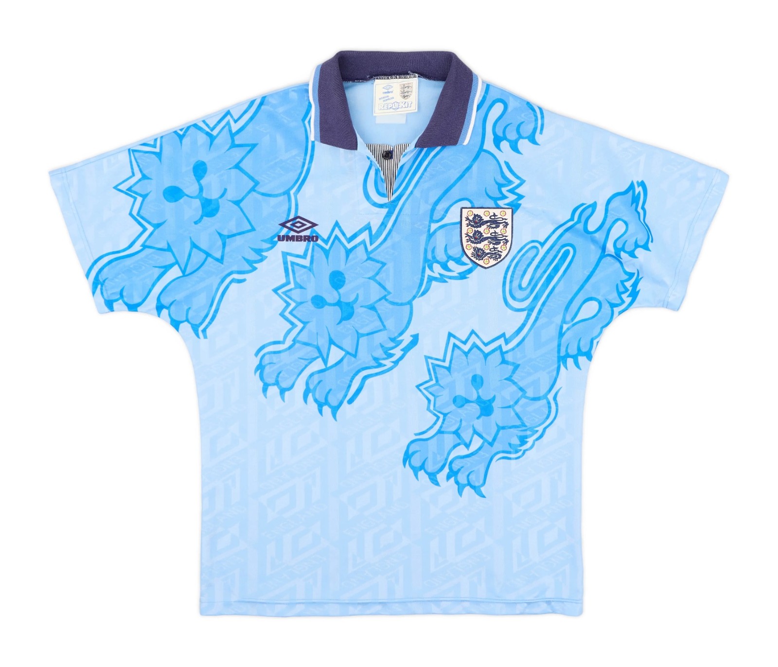 England Football　アンティーク England 1992 Home Kit
