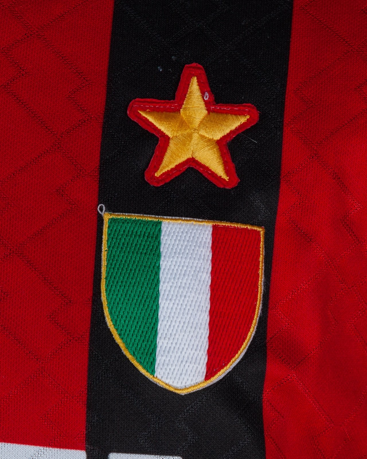 ウェア AC MILAN 94/95 CHAMPIONS LEAGUE Model 1994-95 AC Milan *CHAMPIONS LEAGUE* home jersey - L • RB