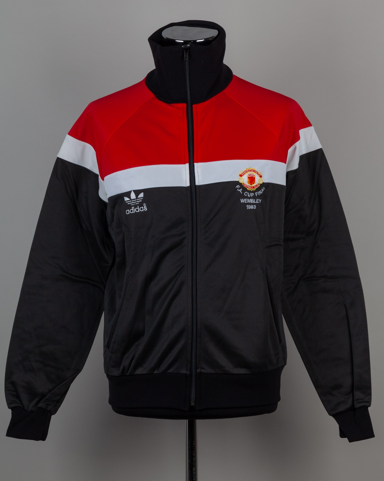 adidas FA Cup Final Wembley 1985 ジャケット Manchester United Zip Track Jacket 1985 FA Cup Final Adidas