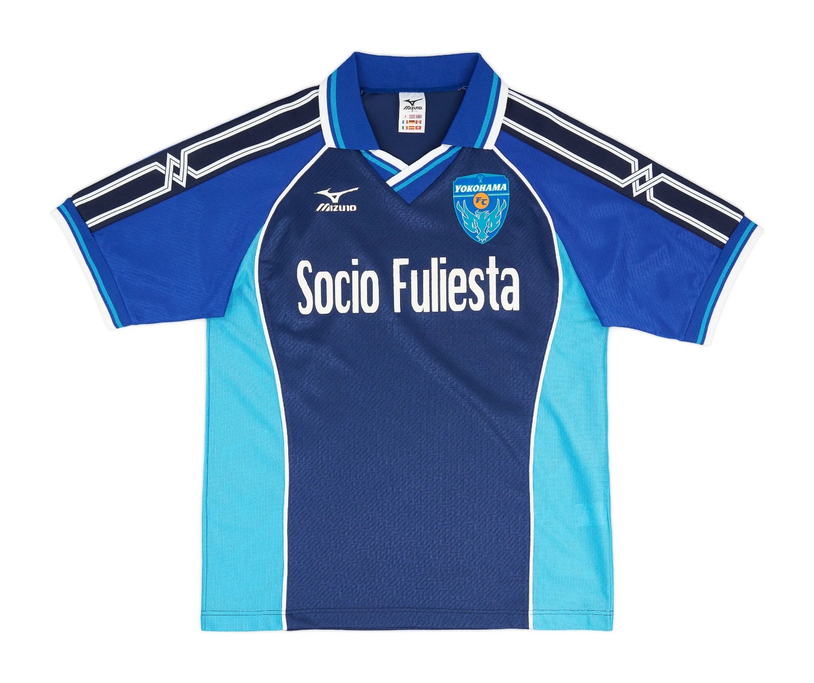 横浜FC アウェイ ユニフォーム 1999年 初年度モデル MIZUNO製 ＸＯ 横浜FC アウェイ ユニフォーム 1999年 初年度モデル MIZUNO製