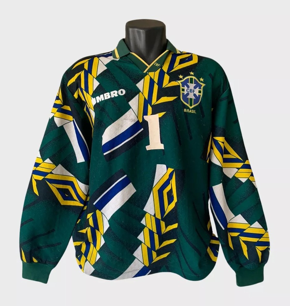 ウェア BRAZIL - 1994 (Home) BRAZIL REDEEMER 94 HOME JERSEY – Asphalt Social Klub