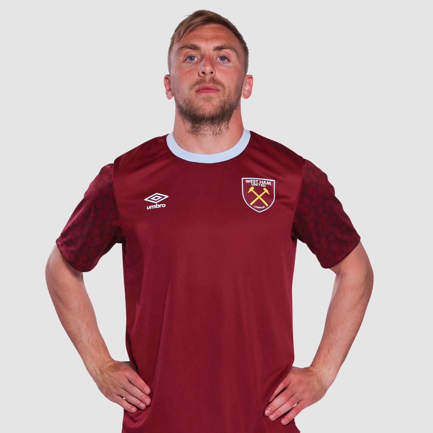 West Ham United 2025-26 Pre-Match Home Shirt