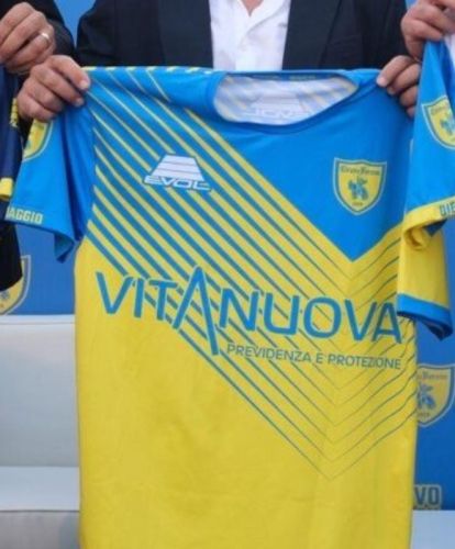 Chievo Verona MANFREDINI 16 XL シャツ 実使用 Chievo Verona MANFREDINI 16 XL シャツ 実使用