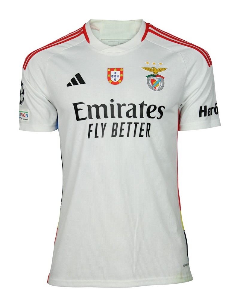 サッカーユニフォーム SL Benfica W T-Shirt adidas Kids SLB Benfica Away Jersey 2023-2024 Black