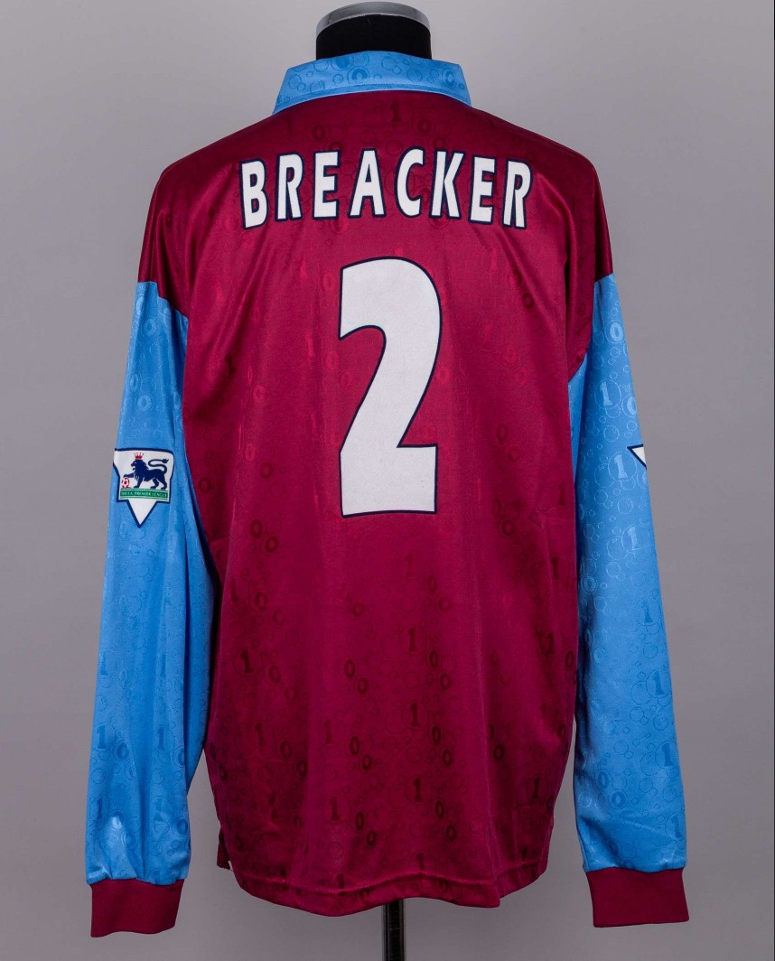 WEST HAM UNITED 1995/1996 ユニフォーム West Ham United 1995-96 Home Kit